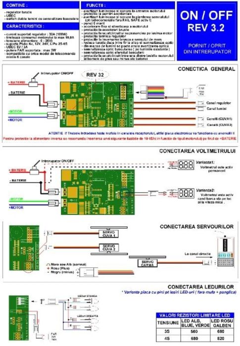 Placa Full Electronica Completa Navomodel Plantat