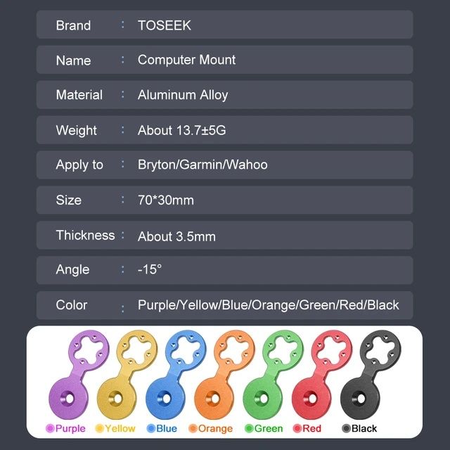 Suport aluminiu Garmin Bryton gps ciclocomputer pipa cuveta bicicleta