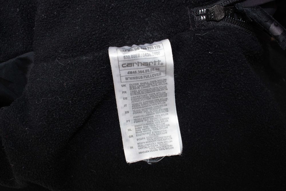 Carhartt Nimbus Pullover дамско яке черно анорак с качулка М