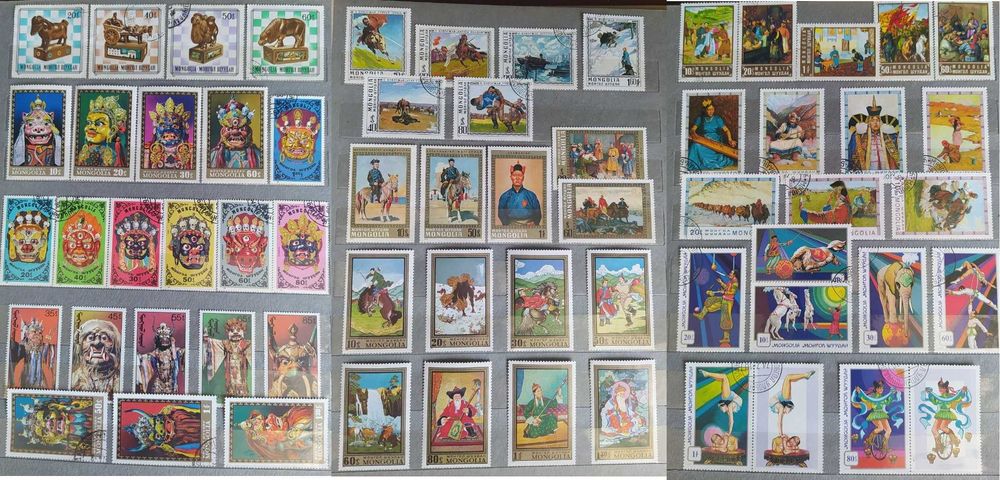 Коллекция почтовых марок Монголии