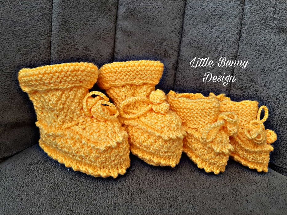 Ръчно плетени шушони/бебешки терлички