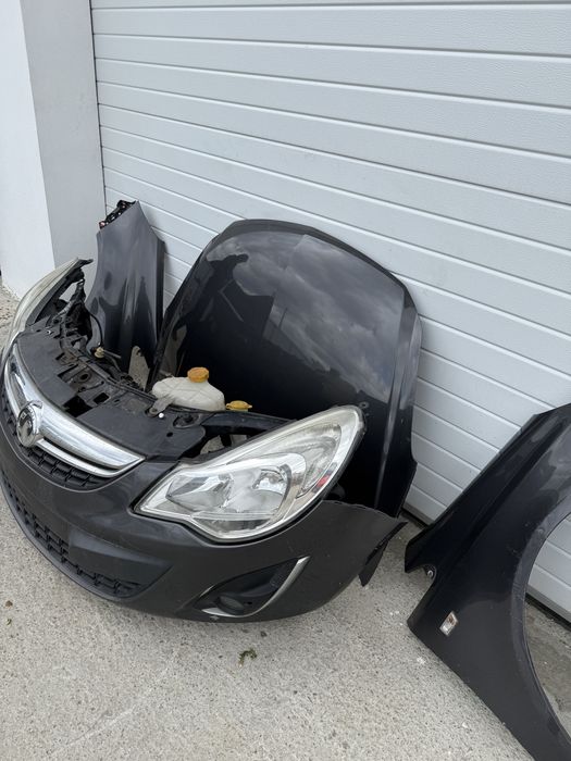 Fata completa Opel Corsa D facelift capota bara fata far trager aripa