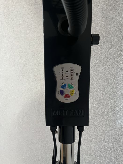 Ventilator profesional cu pulverizare apă ZASS, pe roți