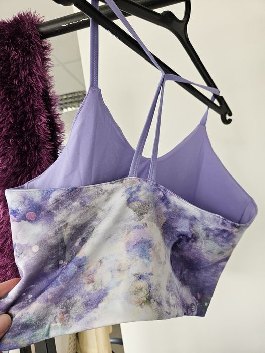 Оригинален Дамски Спортен Топ/Кроп Топ Adidas - "Galaxy Print" - НОВ!