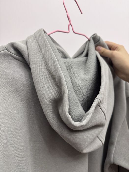 Толстовка худи серый DeFacto