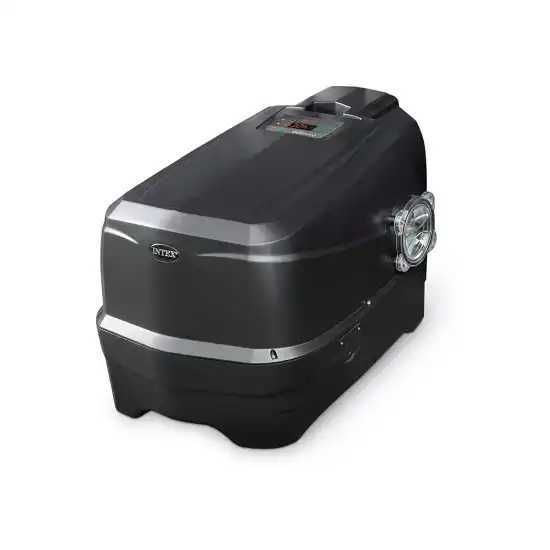 Jacuzzi gonflabil PureSpa Onyx Black Bubble Deluxe Intex 28462, D218xH71cm, PVC, 6 locuri - RESIGILAT