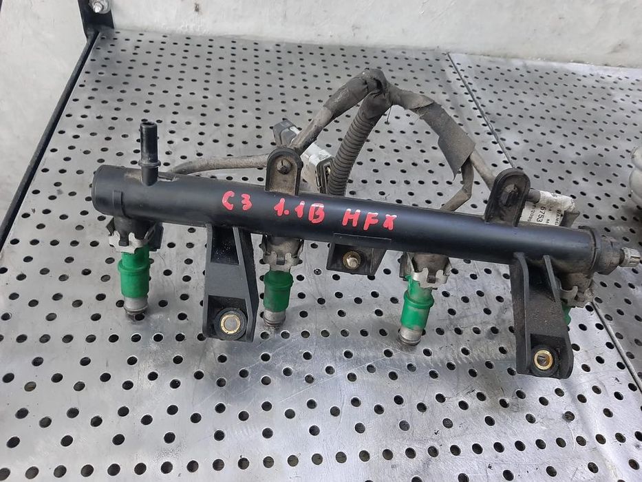 rampa cu injectoare 1.1b hfx peugeot 207 307 citroen c3 c2 01f023