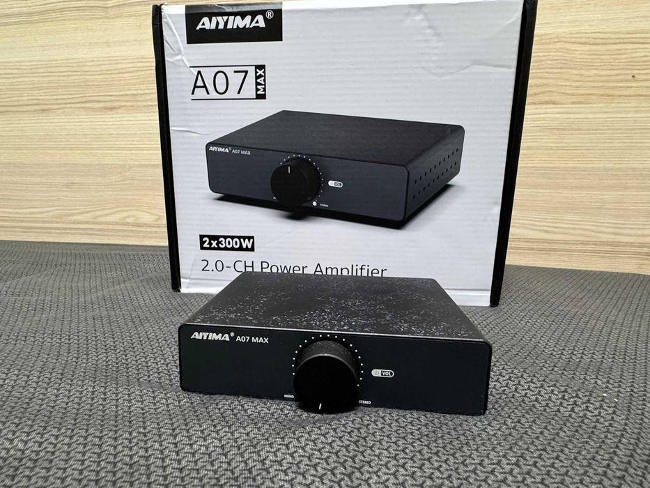 Amplificator Aiyima A07 MAX, 300W x 2, cu priza EU DC48V