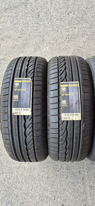 4 anvelope vara noi Dunlop 195/50/16.Pretul este pe bucata.