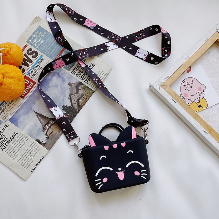 Силиконовая сумка единорог, кошка