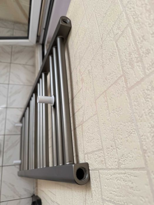 Алуминиева лира за баня сива - габарит 40х90 см - 426W