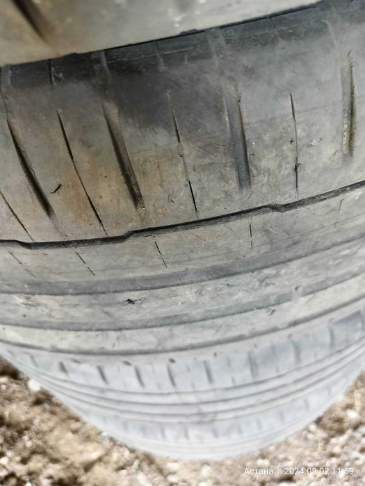 Продам два баллона, шины - резину HANKOOK 275/55ZR20, MADIN IN KOREA