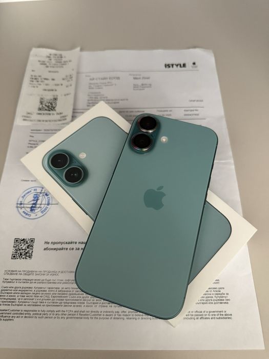 İphone 16 с гаранция като нов