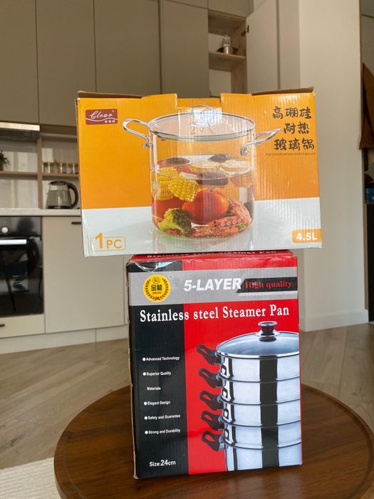 Продаю мантоварку и кастрюлю