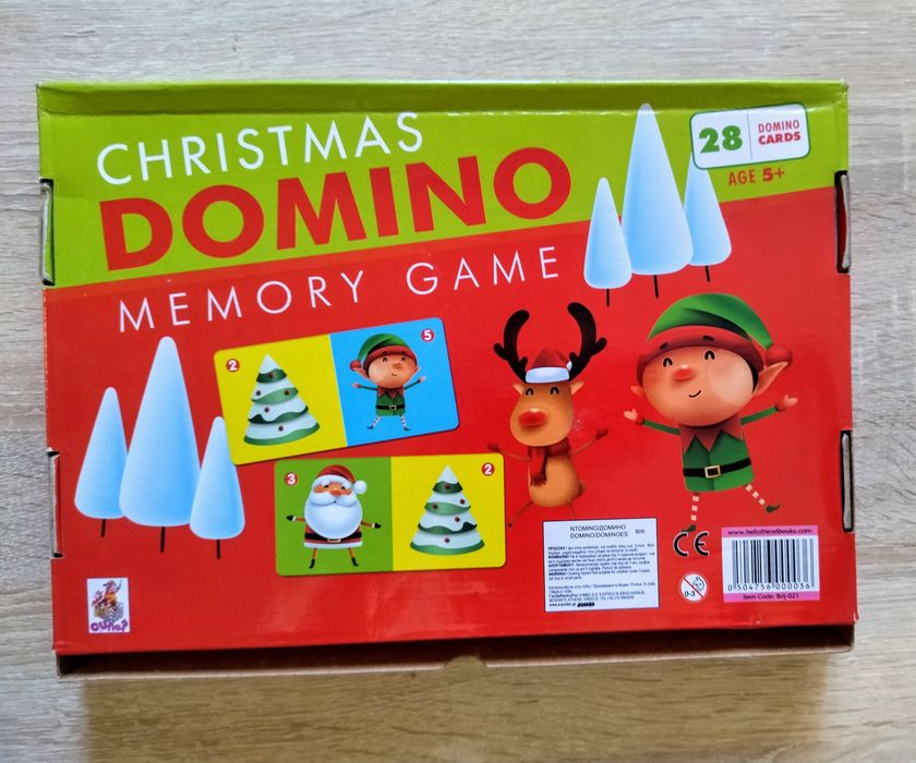 "Игра на думи", "Домино", "Динозаври", "Смятане" (семейни детски игри)