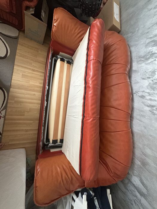 Set canapea piele ecologica