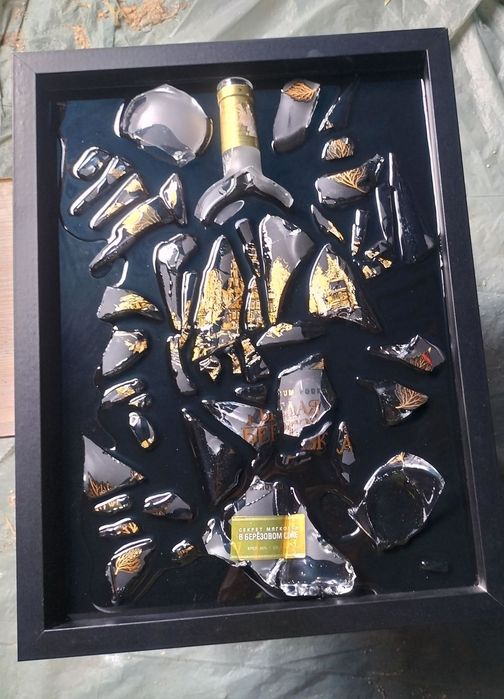 Декоративна картина, бутилка