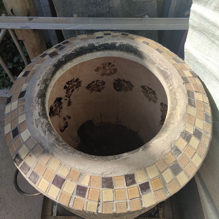 Продаётся тандыр на тележке с колёсиками