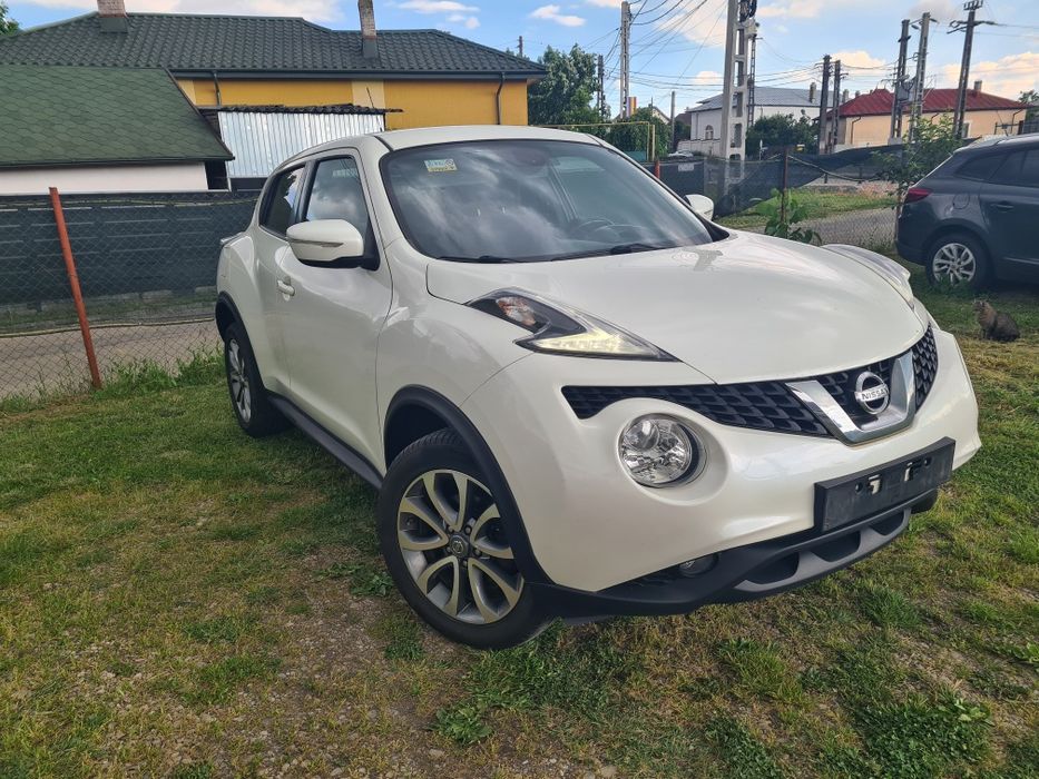 Nissan Juke-1.5 Dci110-an 2016-euro 6-navi-clima-alb perlat-nr rosii