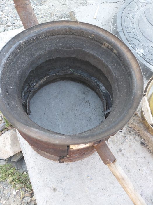 Уличная печка с 13 диска