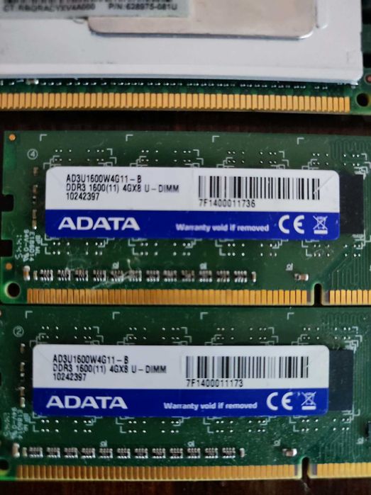DDR3 ECC и U-DIMM рам памет