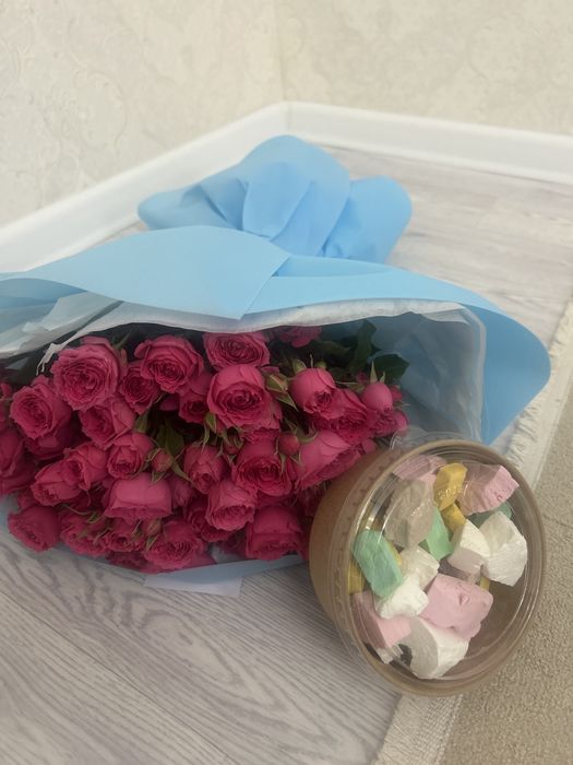 цветы + сублемированный морожное