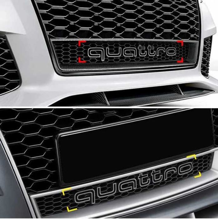 Emblema Quattro 3D grila fata Audi