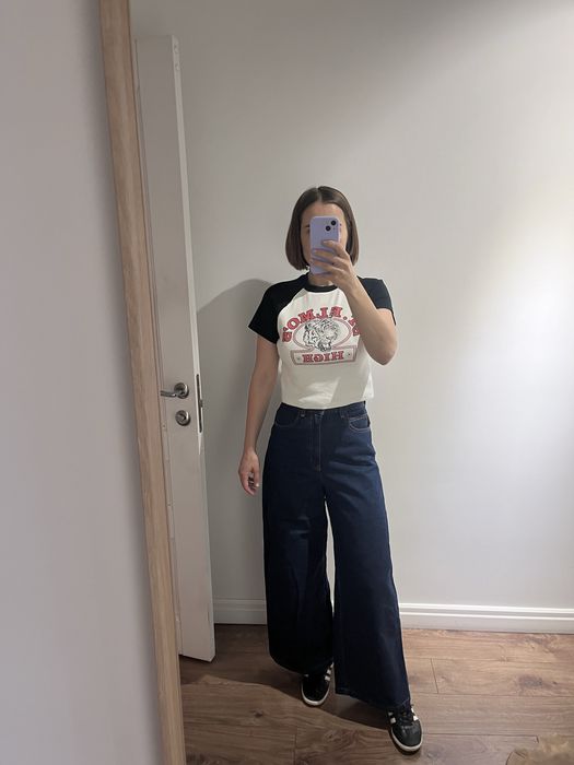 Широкие джинсы размер S