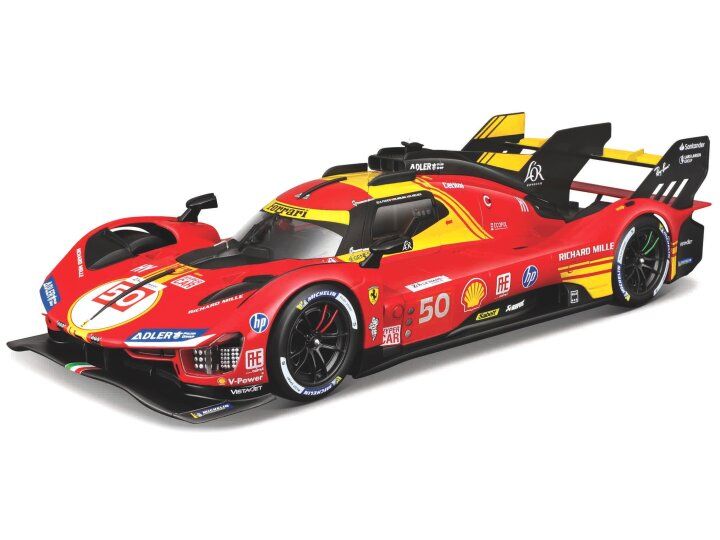 Macheta auto FERRARI Ferrari 499P #50 FUOCO/NIELSEN/MOLINA WINNER 24H LE MANS 2024 1:24 Bburago