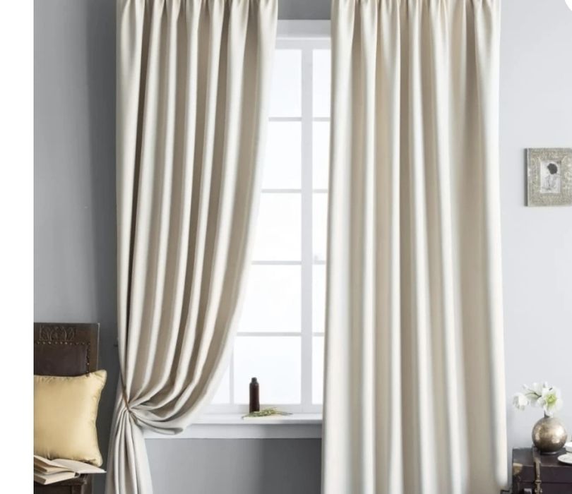 Новые шторы  BLACKOUT молочный, высота 3м, ширина 4м