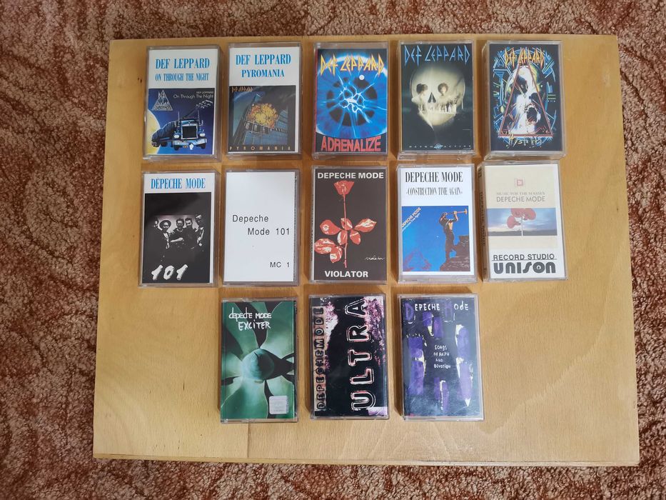 Аудио Касети - метал, рок и поп музика