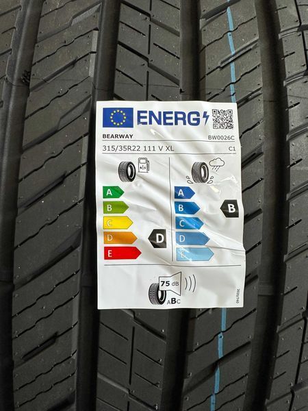 Нови Летни Гуми BEARWAY BW777 315/35R22 111V БОРД 3153522