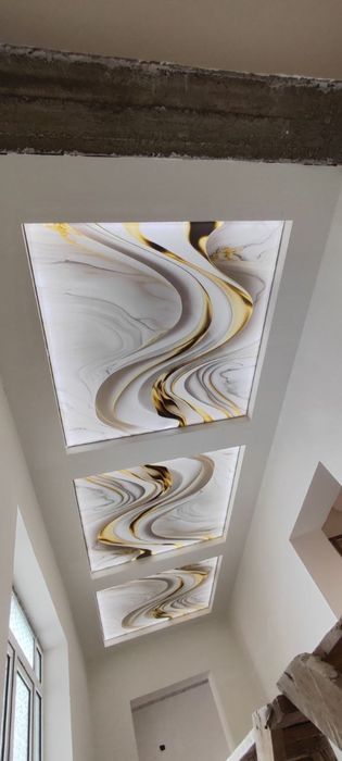 Натяжные потолки. Natyajnoy potolok. Натяжной потолок