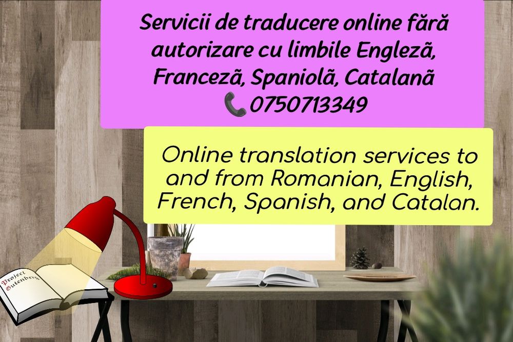 Servicii de traducere online fără autorizare