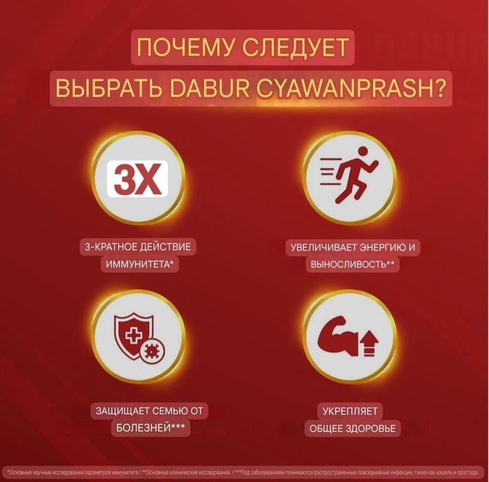 Dabur Chyawanprash - 250 г 3-кратное усиление иммунитета