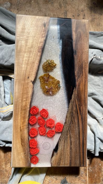 Дъски от орех и епоксидна смола!