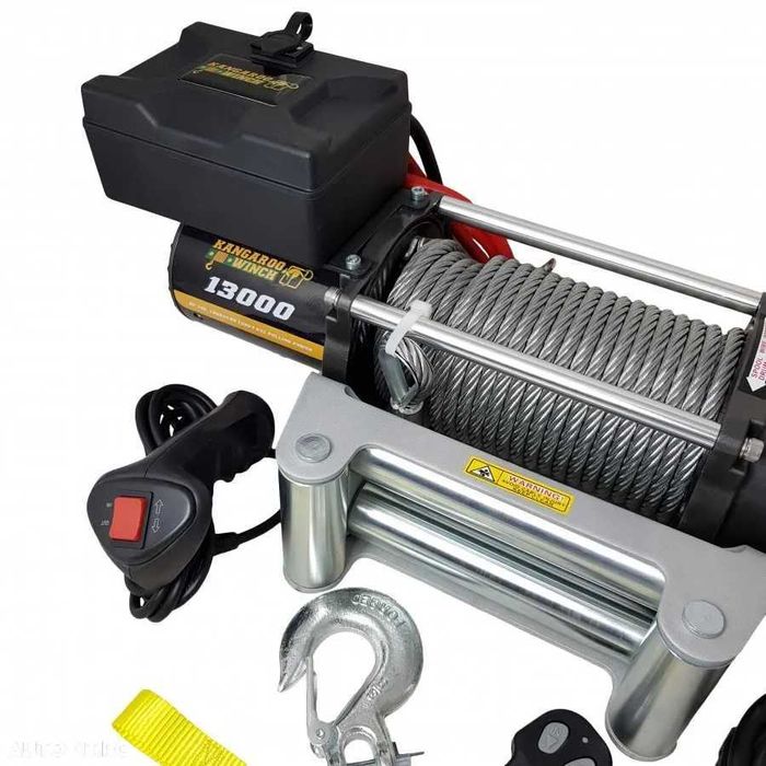 Troliu electric KANGAROO WINCH K 13000 LBS  12V (trage 5897 kg),