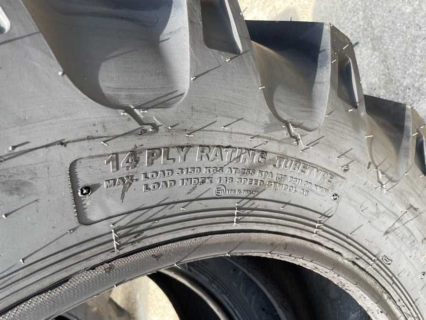 16.9-34 OZKA Anvelope noi cu 14pliuri pentru tractor FENDT DEUTZ