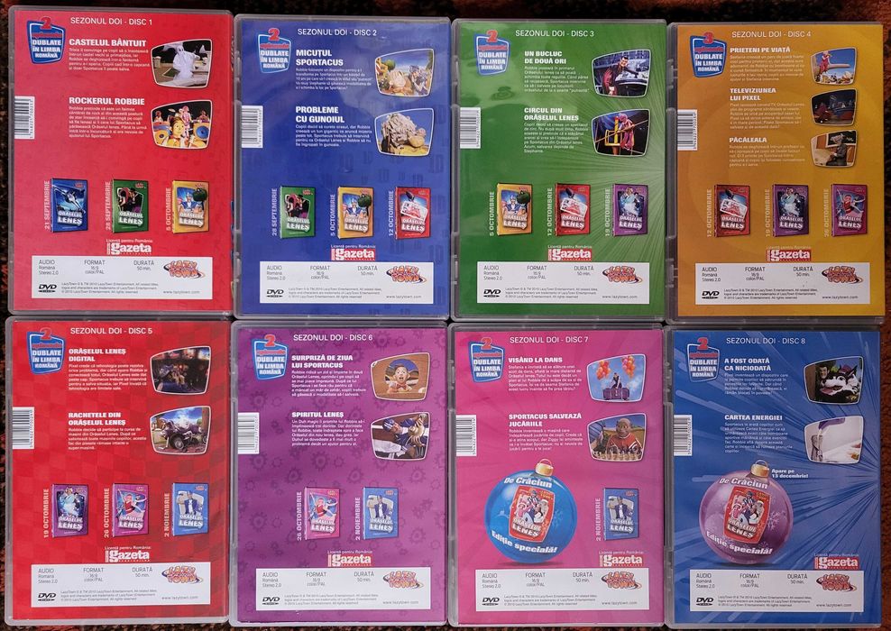 Colectia completa 8 DVD desene animate educationale - Oraselul lenes 2