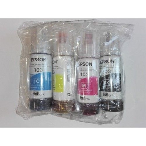 Epson ink 103 Комплект 4 шт. чернил. Доставка по Ташкенту