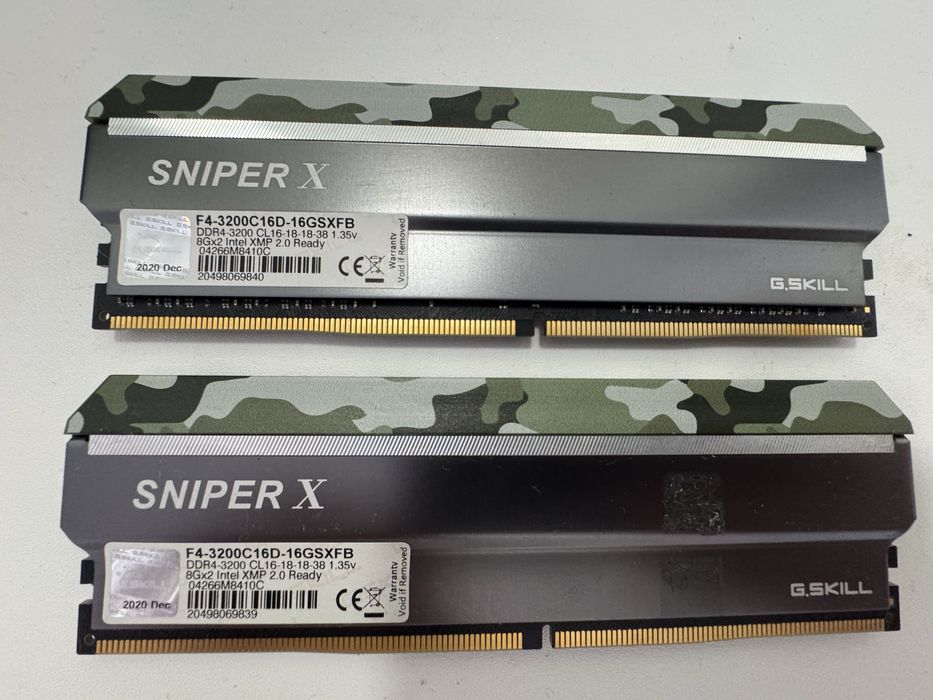 Оперативная память 16Gb DDR4 3200mhz Gskill