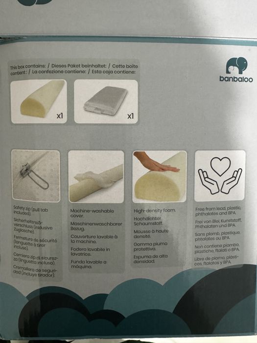 Protectie pat copii spuma Banbaloo