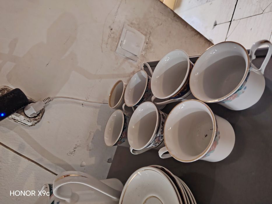 Чайный сервиз синий