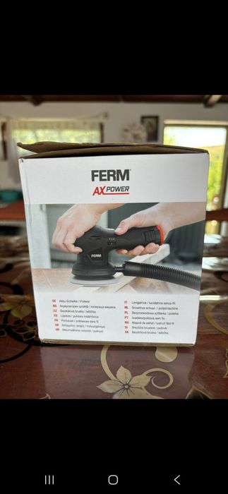 Mașină Polish profesionala Ferm, cu acumulator, nouă, cu accesorii incluse