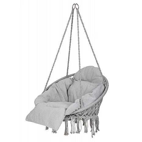 НАМАЛЕНА ЦЕНА! Висящ стол люлка хамак гнездо + меката част до 120кг