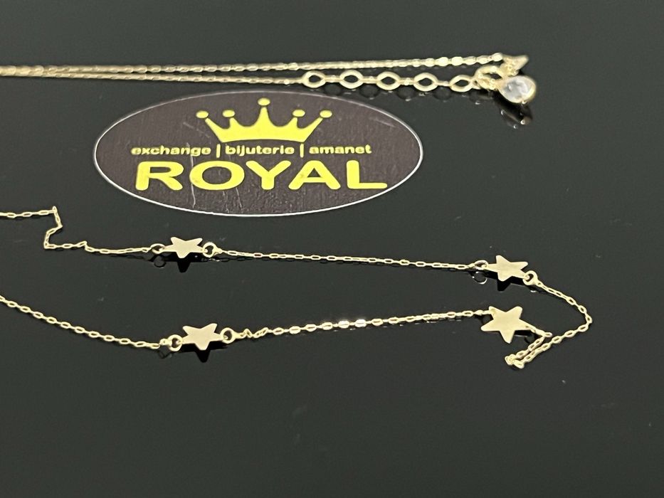 Bijuteria Royal CB : Lant aur 14k 585  0,97 gr