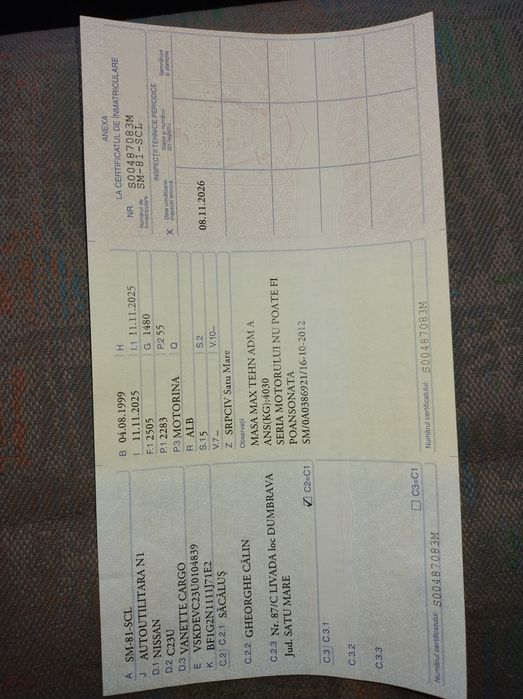 Vând Nisan de marfă