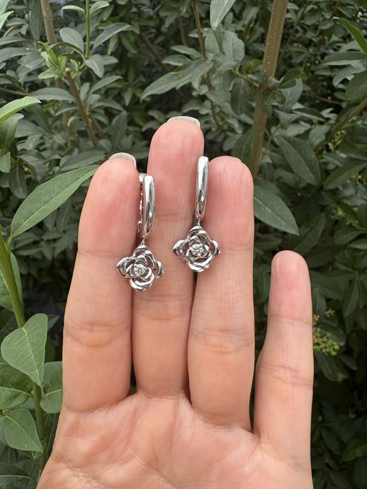 Бриллиантовые серьги