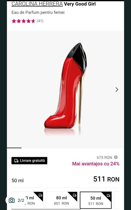 Carolina Herrera  Very Good Girl - Apă de Parfum