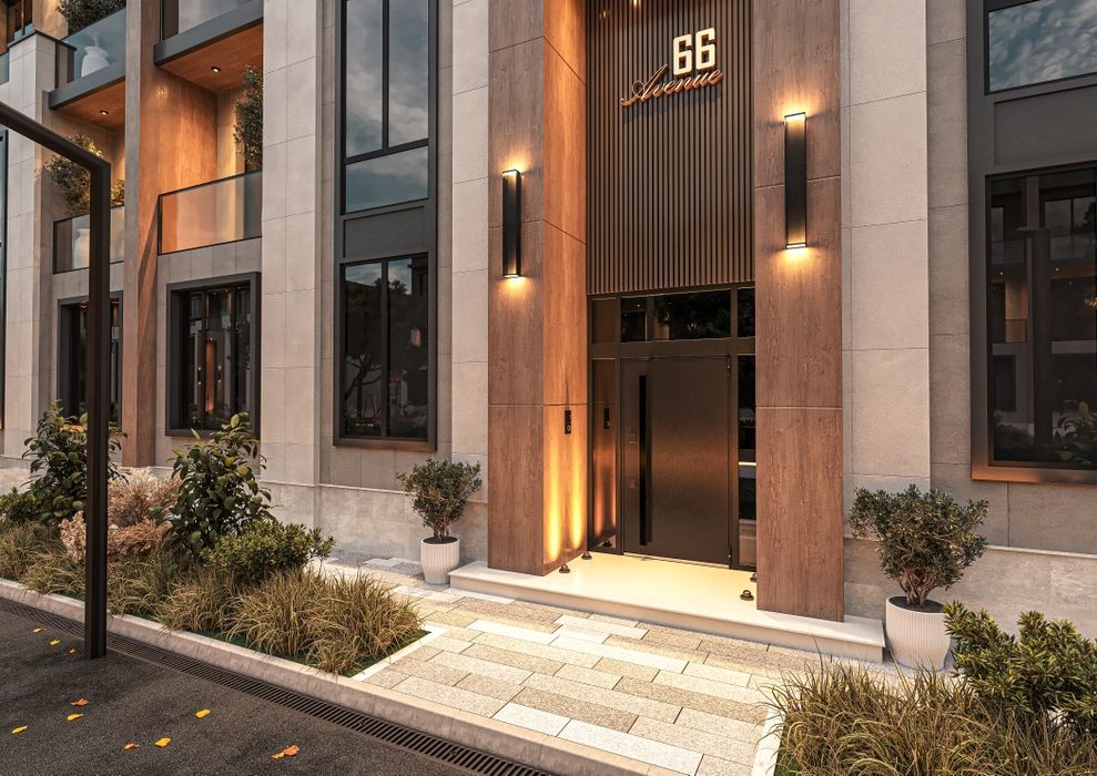 Премиум ЖК 66 Avenue 43m2 на 1-этаже